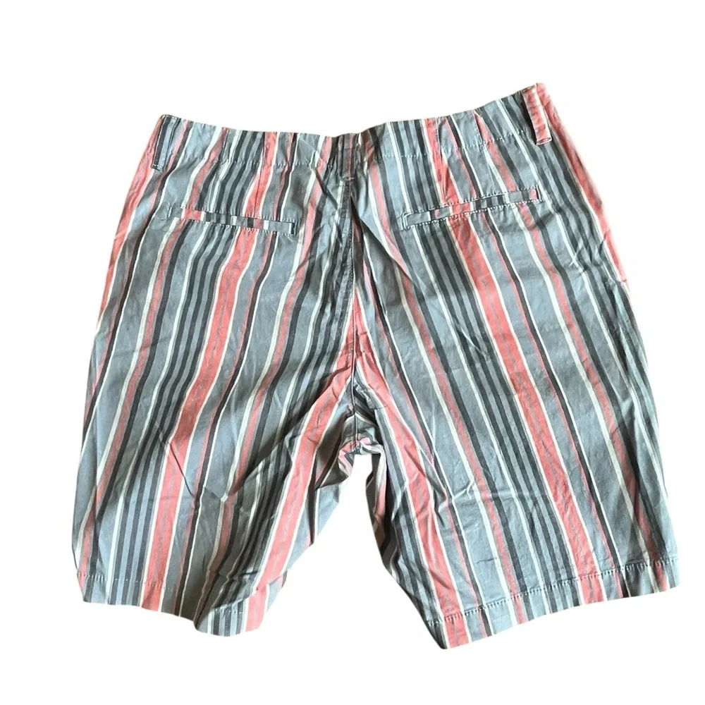 Lee women’s size medium/12 Striped Shorts - Gray and pink - Picture 7 of 7